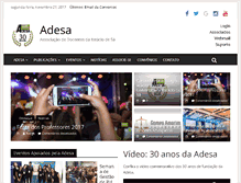 Tablet Screenshot of adesa.com.br